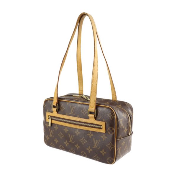 2207023007089 2 Louis Vuitton Cite Mm Monogram Canvas Shoulder Brown