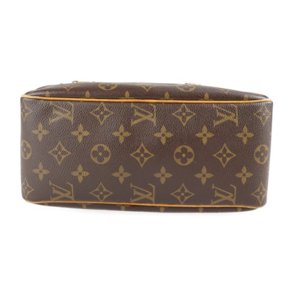 2207023007089 4 Louis Vuitton Cite Mm Monogram Canvas Shoulder Brown