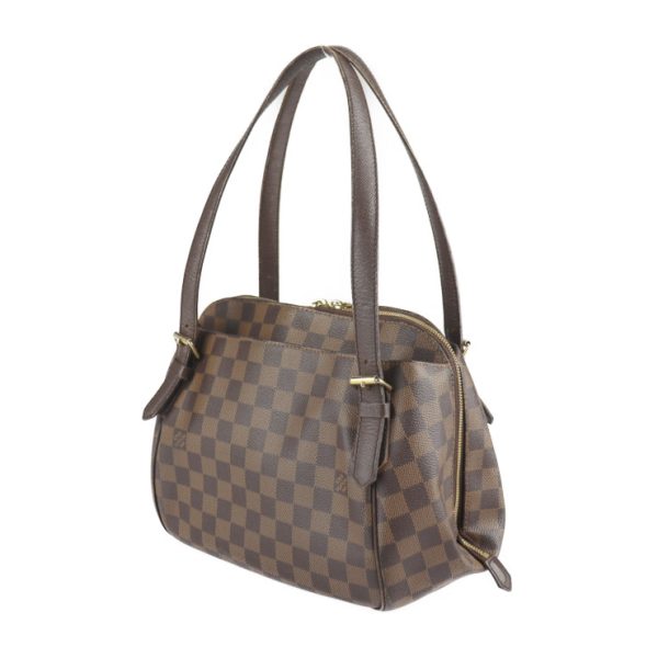 2207023007090 2 Louis Vuitton Belem Mm Damier Canvas Shoulder Ebene