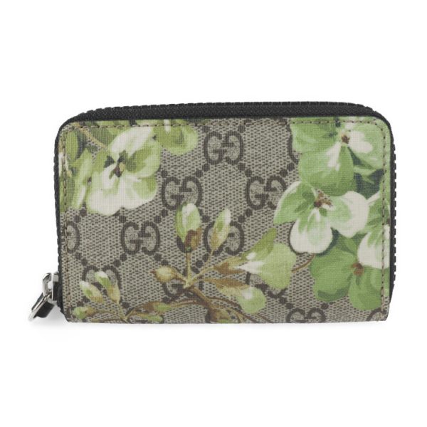 2207113007049 1 Gucci GG Blooms Coin Case Leather Green