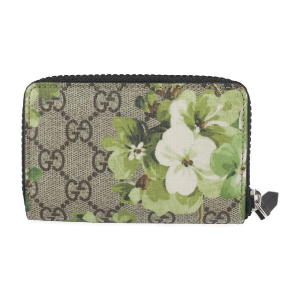 2207113007049 3 Gucci GG Blooms Coin Case Leather Green