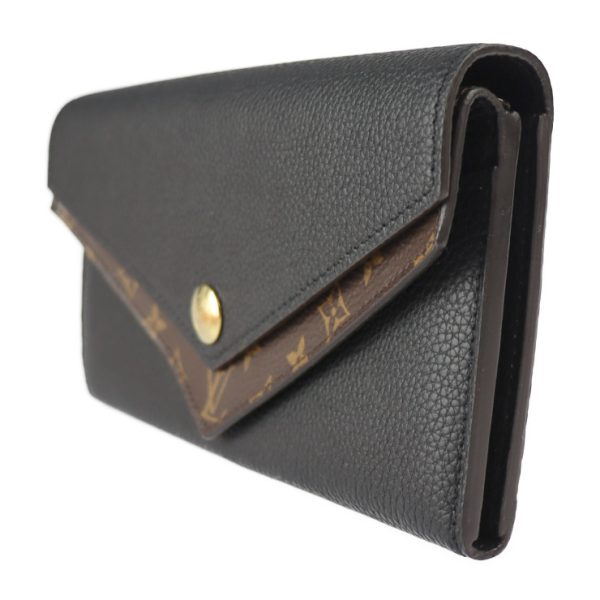 2207123002053 2 Louis Vuitton Double V Wallet Noir Black Brown