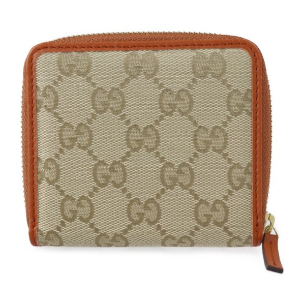 2207123002054 3 Gucci Bifold Wallet GG Leather Beige Orange Brown