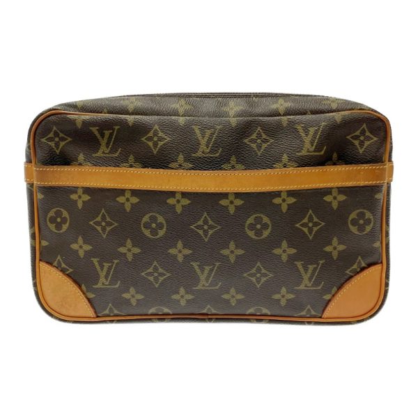 220715 1 LOUIS VUITTON Monogram PVC Compiegne Shoulder Bag Brown