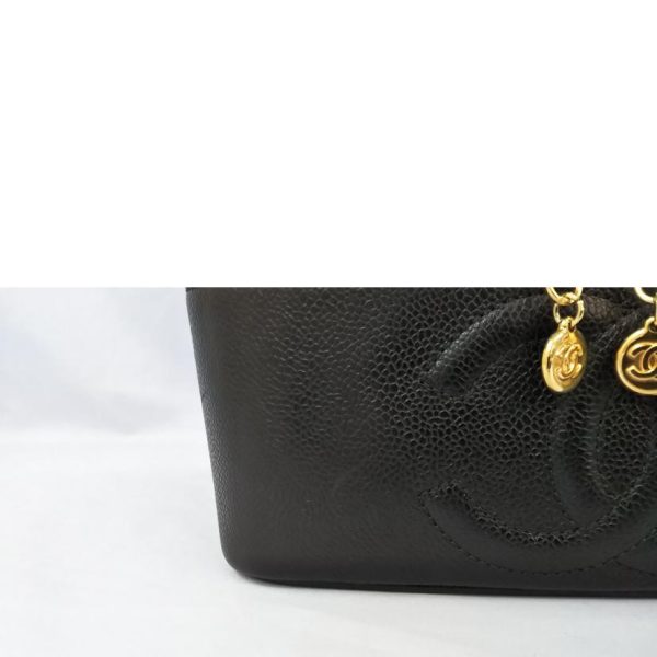 22078 7 Chanel Cocomark Vanity Bag Black