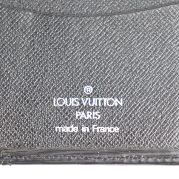 2208083007048 5 Louis Vuitton Card Case Epi Leather Black