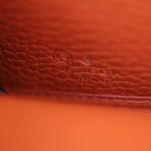 2209033010032 6 GUCCI Long Wallet GG Canvas Beige Orange