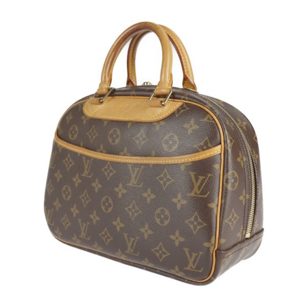 2210071001009 2 Louis Vuitton Handbag Monogram Canvas Brown