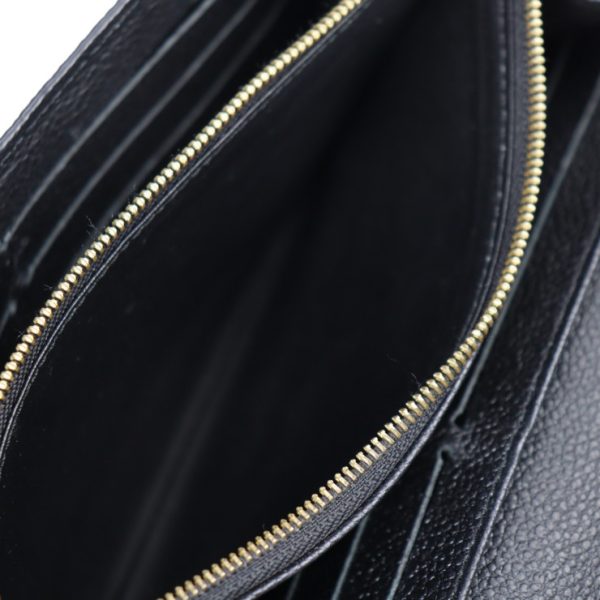 2210121001011 7 Louis Vuitton Sarah Long Wallet Noir Black