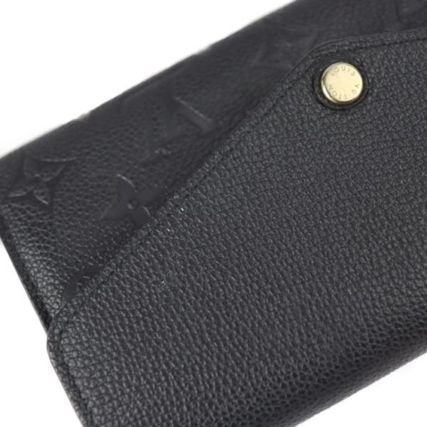 2210121001011 8 Louis Vuitton Sarah Long Wallet Noir Black