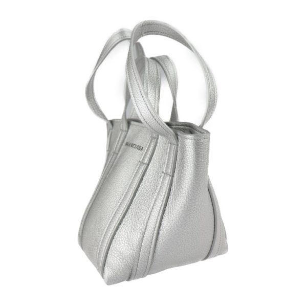 2211013010026 2 Balenciaga Everyday XS Leather Handbag Silver