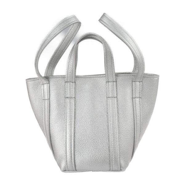 2211013010026 3 Balenciaga Everyday XS Leather Handbag Silver