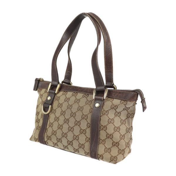 2211033007040 2 GUCCI GG Canvas Handbag GG Canvas Beige Brown