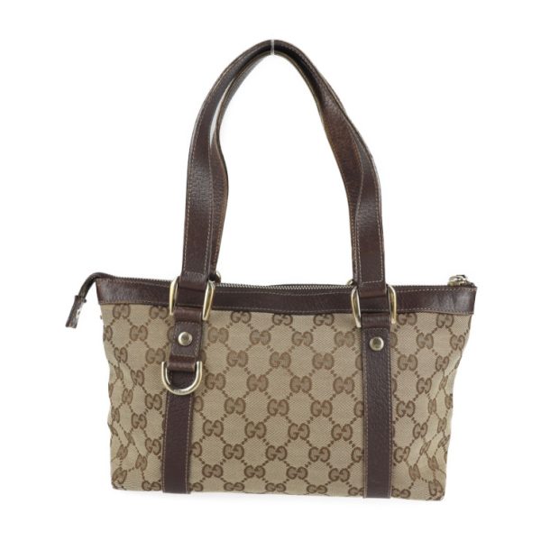 2211033007040 3 GUCCI GG Canvas Handbag GG Canvas Beige Brown