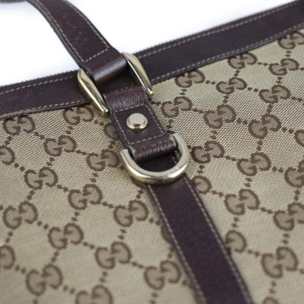 2211033007040 8 GUCCI GG Canvas Handbag GG Canvas Beige Brown