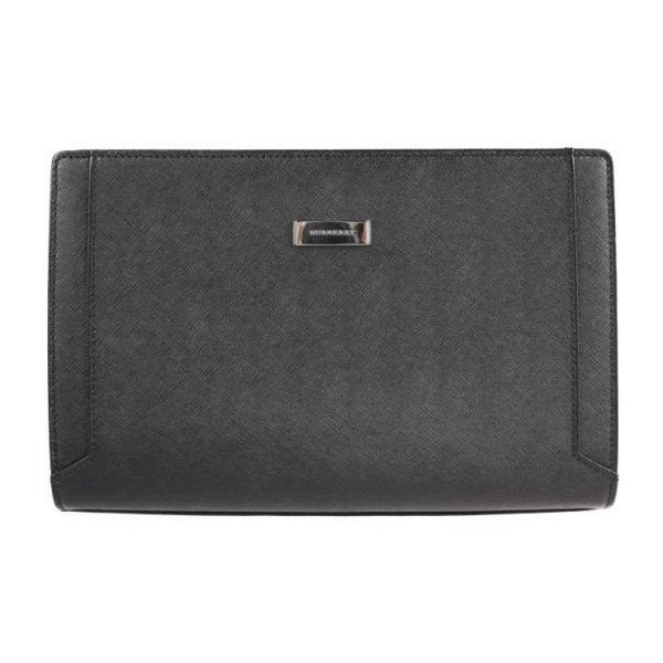 2211043007065 1 Burberry Calf Leather Clutch Bag Black