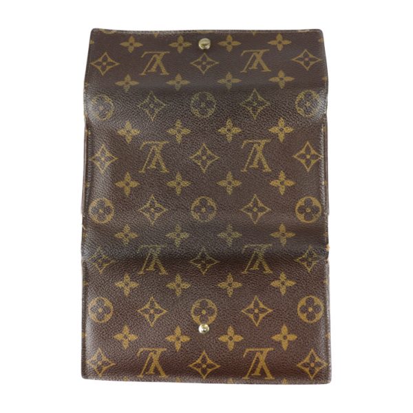 2212031002002 5 Louis Vuitton Monogram Canvas Wallet Brown