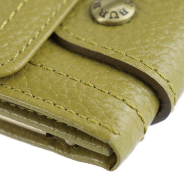 2212083001069 4 Burberry Leather Bifold Wallet Olive