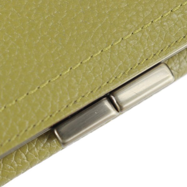 2212083001069 5 Burberry Leather Bifold Wallet Olive