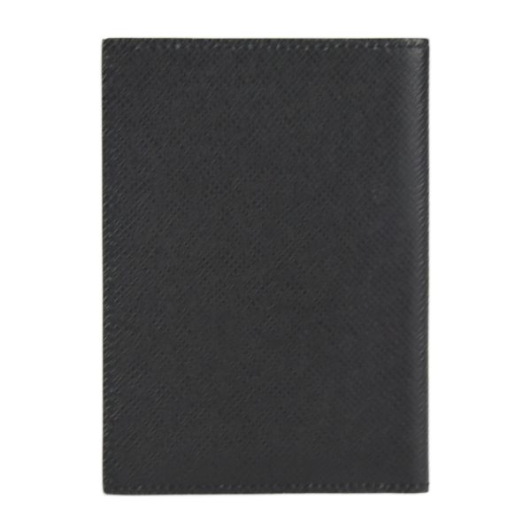 2212083001070 3 Louis Vuitton Passport Case Taiga Leather Black