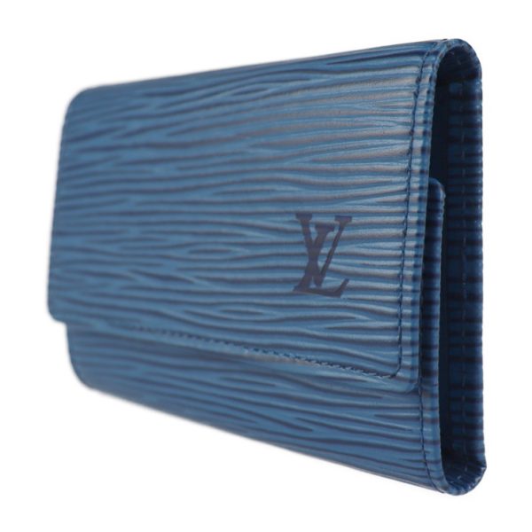 2212093007044 2 Louis Vuitton Multicle 6 Key Case Epi Toledo Blue