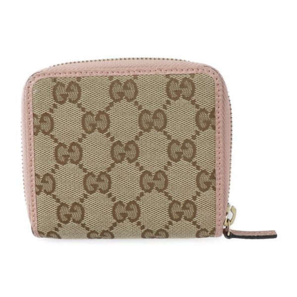 2212123007099 3 Gucci Compact Bifold Wallet Beige Brown Pink