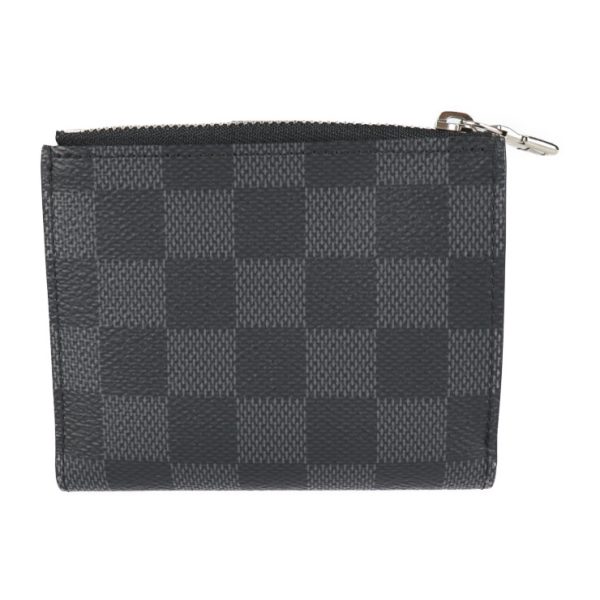 2213043010073 3 Louis Vuitton Damier Graphite Canvas Wallet Black Gray