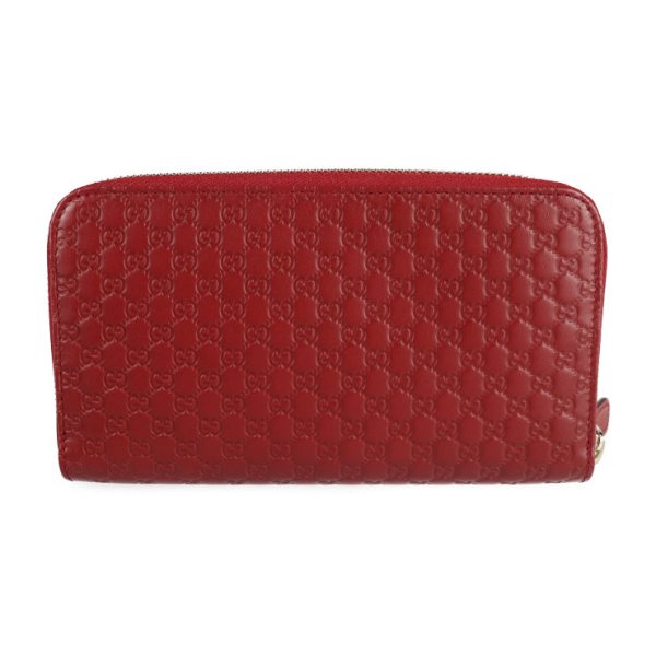 2214073007072 3 GUCCI Micro Guccisima Long Wallet Leather Red