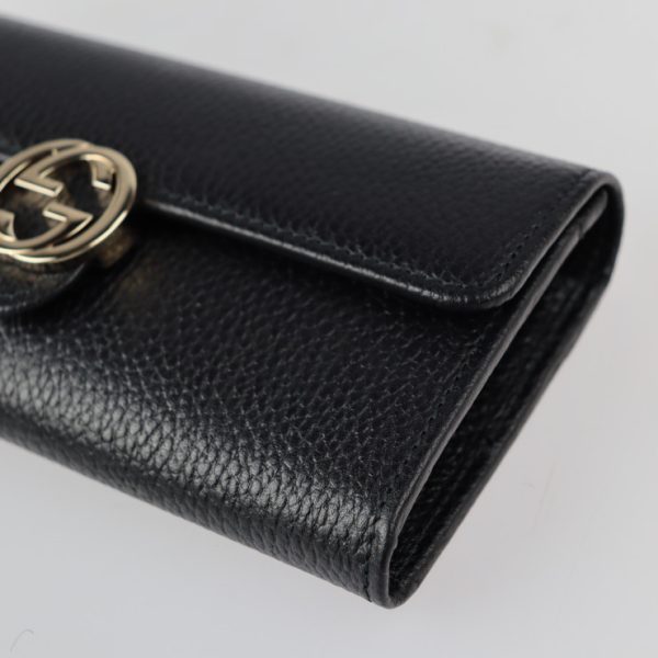 2214123002109 5 Gucci Interlocking G Bifold Wallet Leather Black