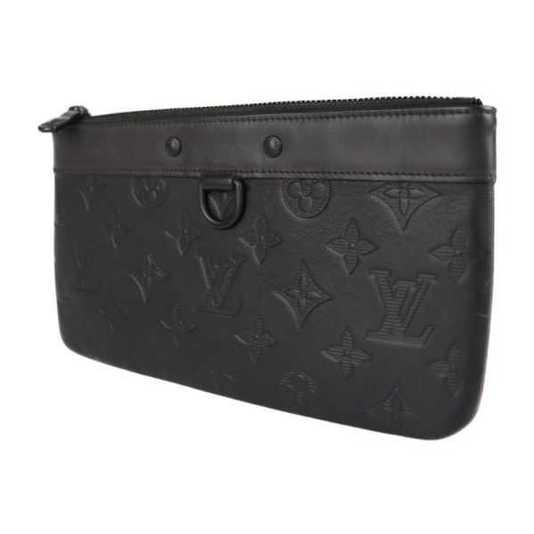 2216013008103 2 Louis Vuitton Pochette Discovery Pm Monogram Shadow Clutch Bag Noir