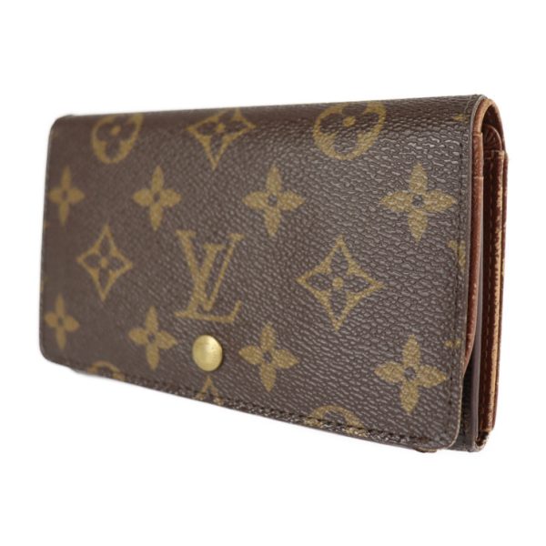 2216021001020 2 Louis Vuitton Monogram Canvas Wallet Brown