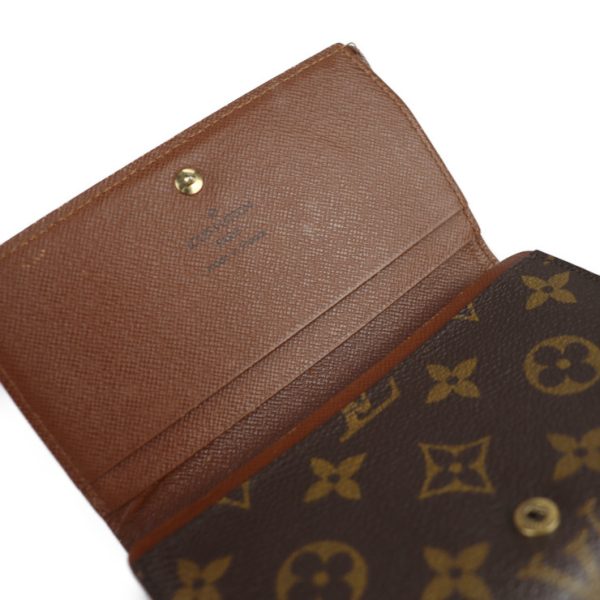 2216021001020 4 Louis Vuitton Monogram Canvas Wallet Brown