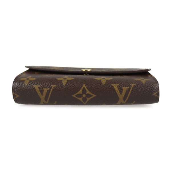 2216081001023 4 Louis Vuitton Portefeuille Trifold Wallet Brown