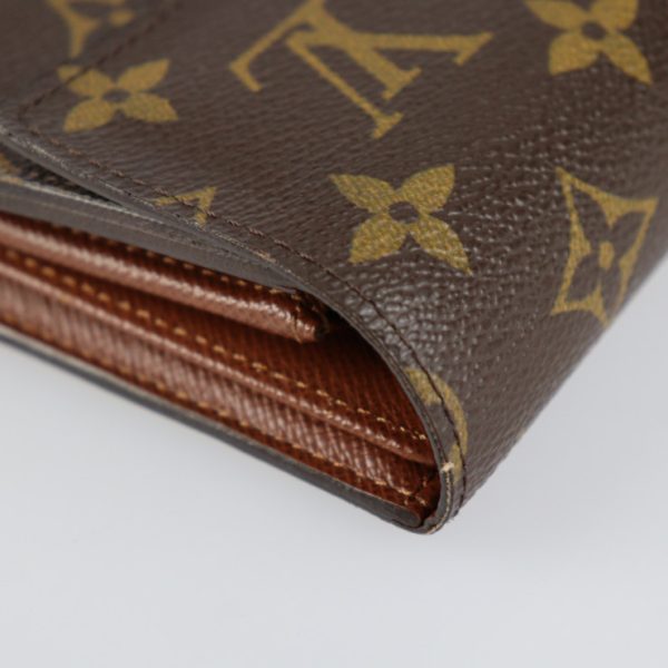 2216081001023 5 Louis Vuitton Portefeuille Trifold Wallet Brown