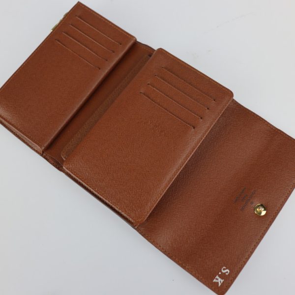 2216081001023 7 Louis Vuitton Portefeuille Trifold Wallet Brown