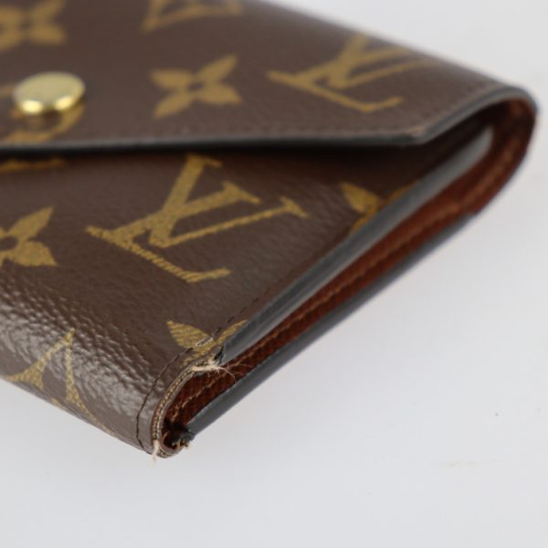 2216103008112 5 Louis Vuitton Portefeuille Tri fold Wallet Brown