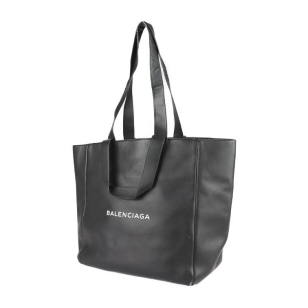 2217013007135 2 Balenciaga Shopping Calf Leather Tote Bag Black