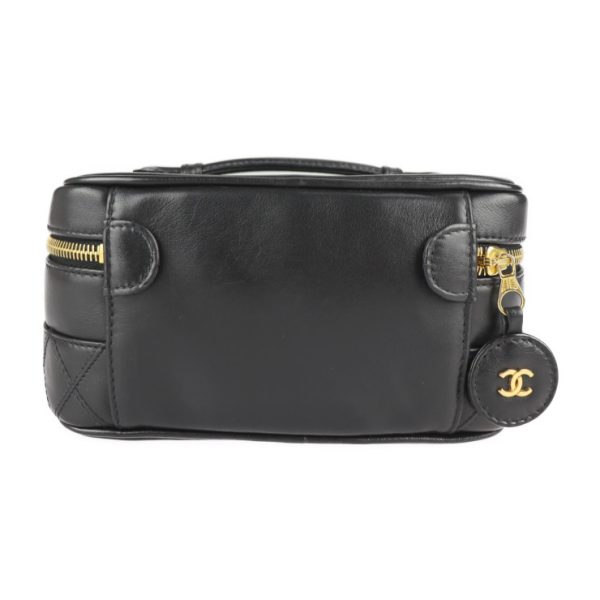 2217033007062 3 Chanel Vanity Bag Handbag Black Cosmetic Pouch