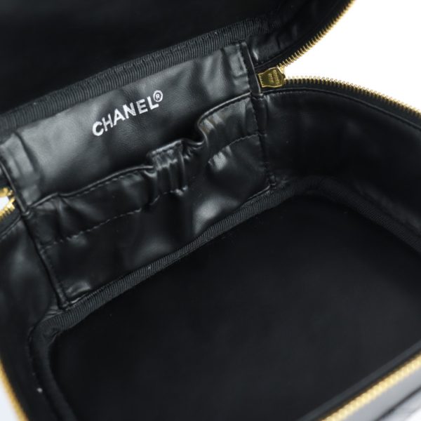 2217033007062 9 Chanel Vanity Bag Handbag Black Cosmetic Pouch