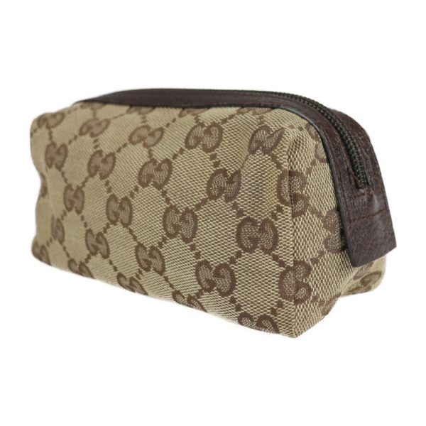 2217033007066 2 GUCCI Pouch GG Canvas Beige Brown