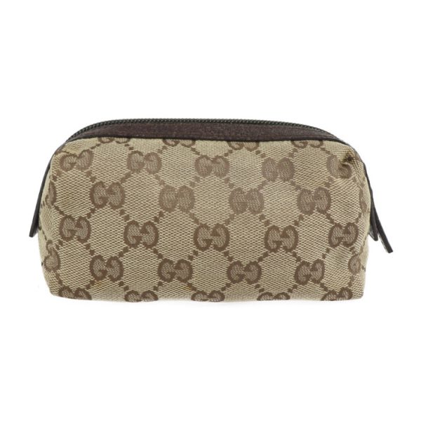 2217033007066 3 GUCCI Pouch GG Canvas Beige Brown