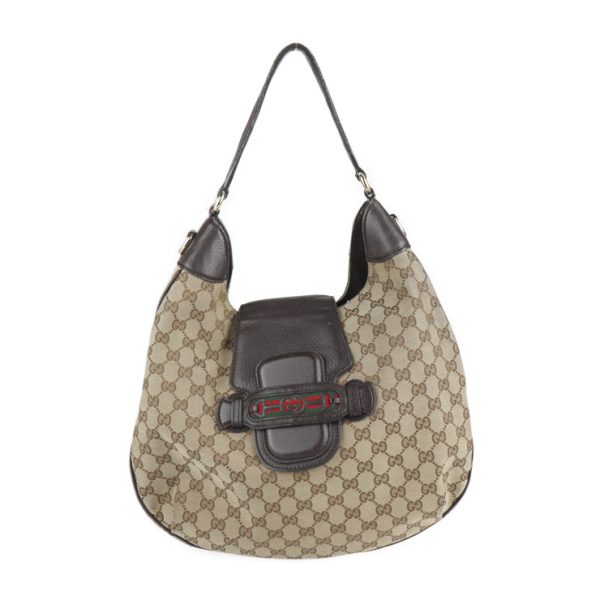 2217033007068 1 GUCCI GG Canvas Tote Bag GG Canvas Beige Brown