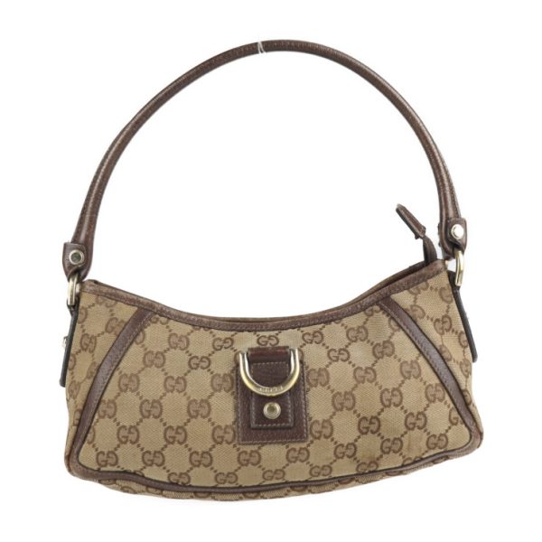 2217033007069 1 GUCCI GG Canvas Handbag GG Canvas Beige Brown