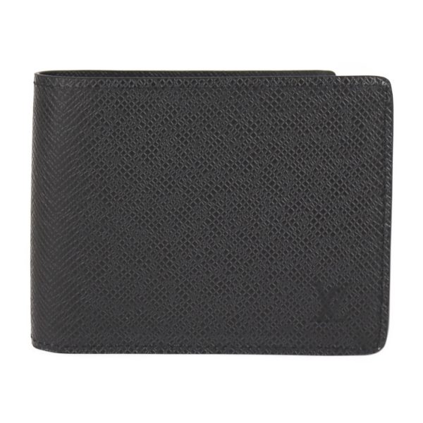 2217043008090 1 Louis Vuitton Taiga Leather Wallet Black