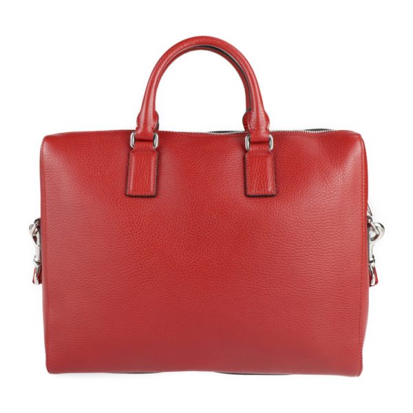 2217073008081 3 GUCCI Business Bag Leather Red