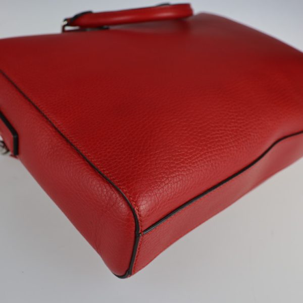 2217073008081 5 GUCCI Business Bag Leather Red