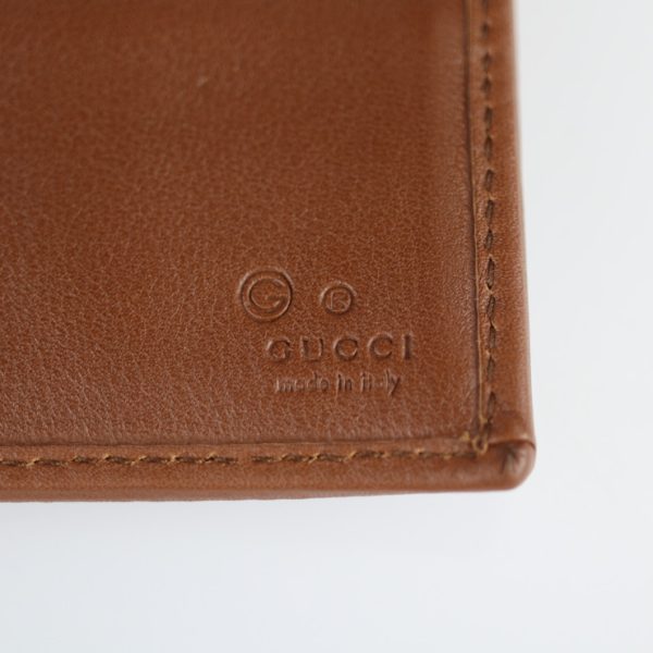 2217073008085 7 GUCCI Tri fold Wallet GG Canvas Pink Brown