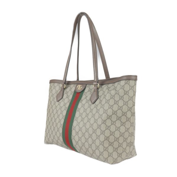 2217103007117 2 GUCCI Ophidia GG Medium Tote Bag GG Supreme Canvas Beige Brown