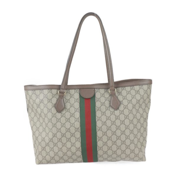 2217103007117 3 GUCCI Ophidia GG Medium Tote Bag GG Supreme Canvas Beige Brown