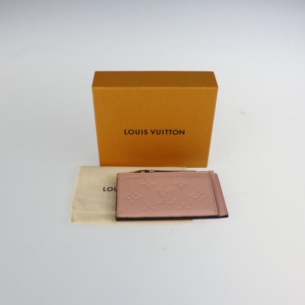 2218093008104 9 Louis Vuitton Carte Zip Coin Case Rose Poudre Pink